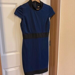 Alexia Admor Navy and Black Mini Dress